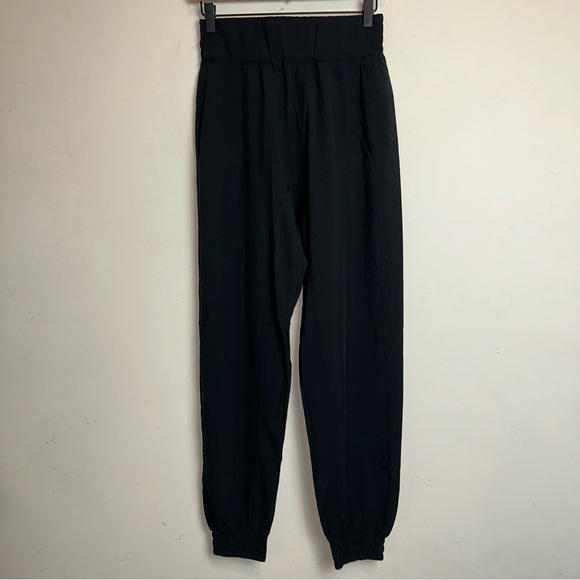 Halara Women’s Medium Black High Waisted Elastic Waistband Hiking Joggers Strech - Picture 7 of 13